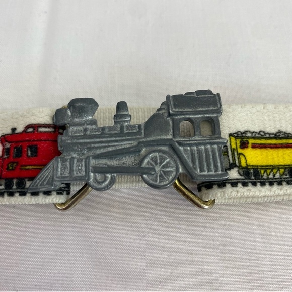 Vintage Train Kids Belt – Elastic Adjustable with Locomotive Buckle - Picture 3 of 3